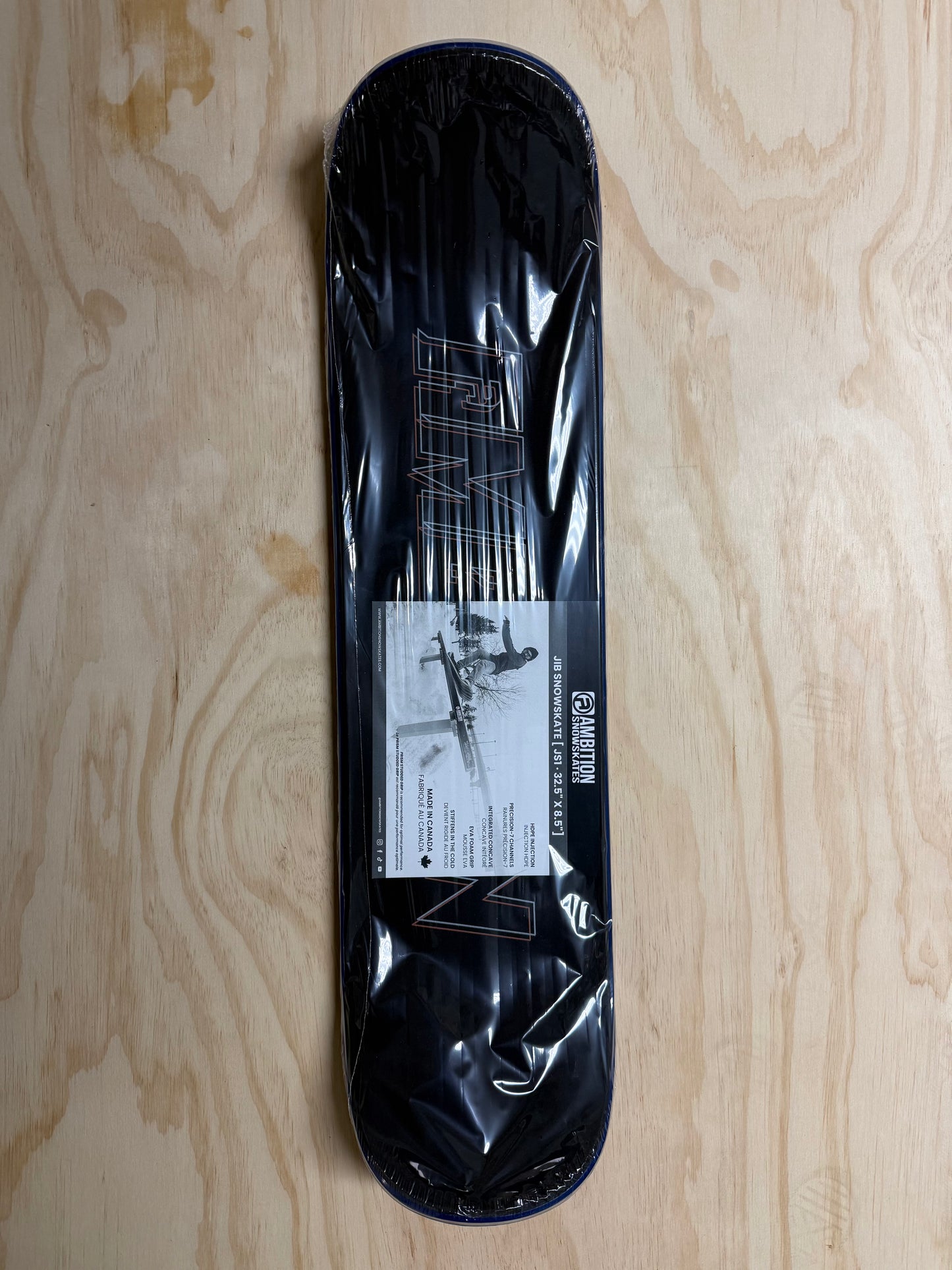 Ambition Jib Snowskate 8.5'' X 33'' (Navy)