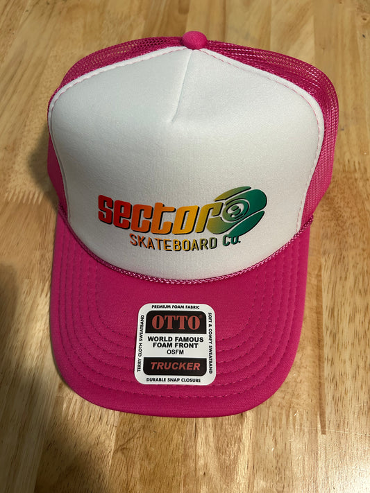 Sector 9 Rainbow Trucker Hat OSFM