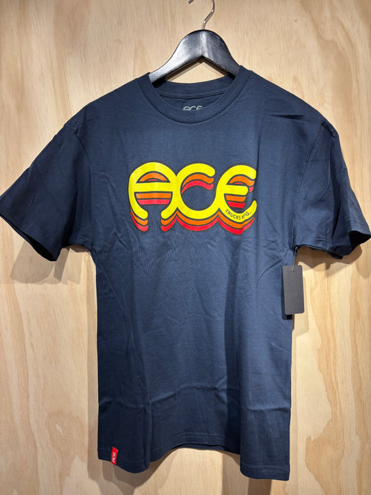Ace Sunrise SS Tee- Navy