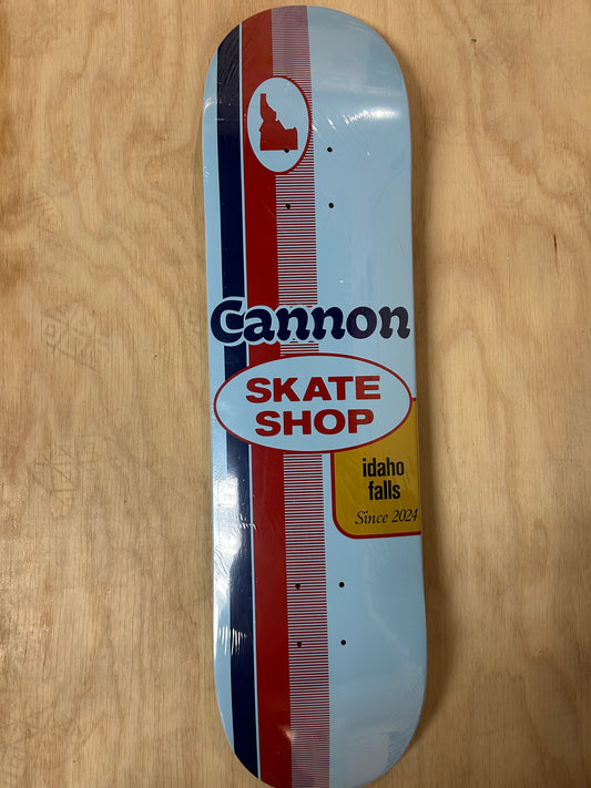 Cannon Skate Shop Badge Skateboard Deck