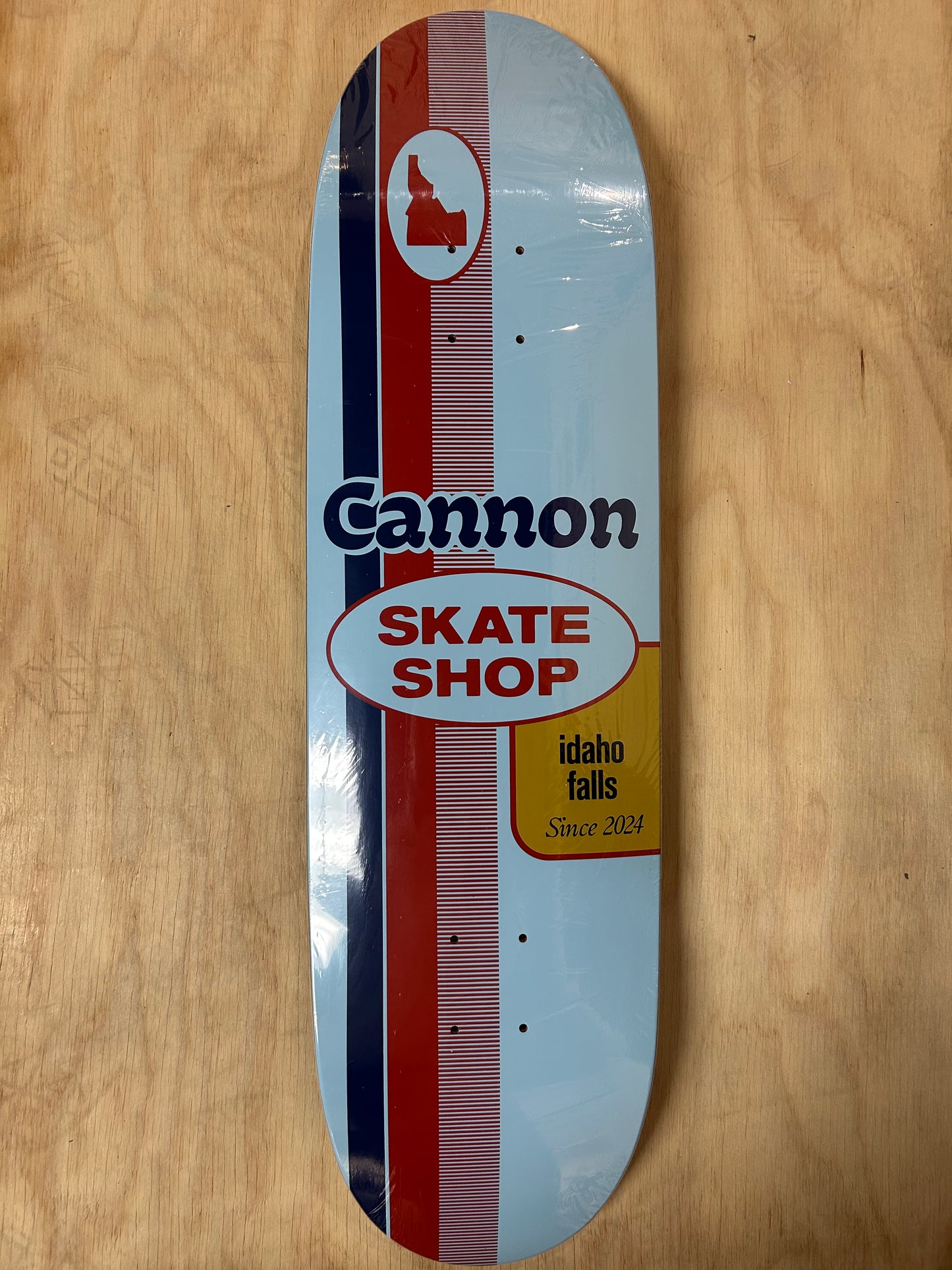 Cannon Skate Shop Badge Skateboard Deck