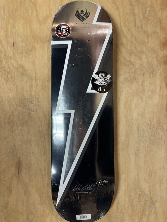 8.5 K26 MIKE VALLELY LIGHTNING BOLT '02' SILVER FOIL