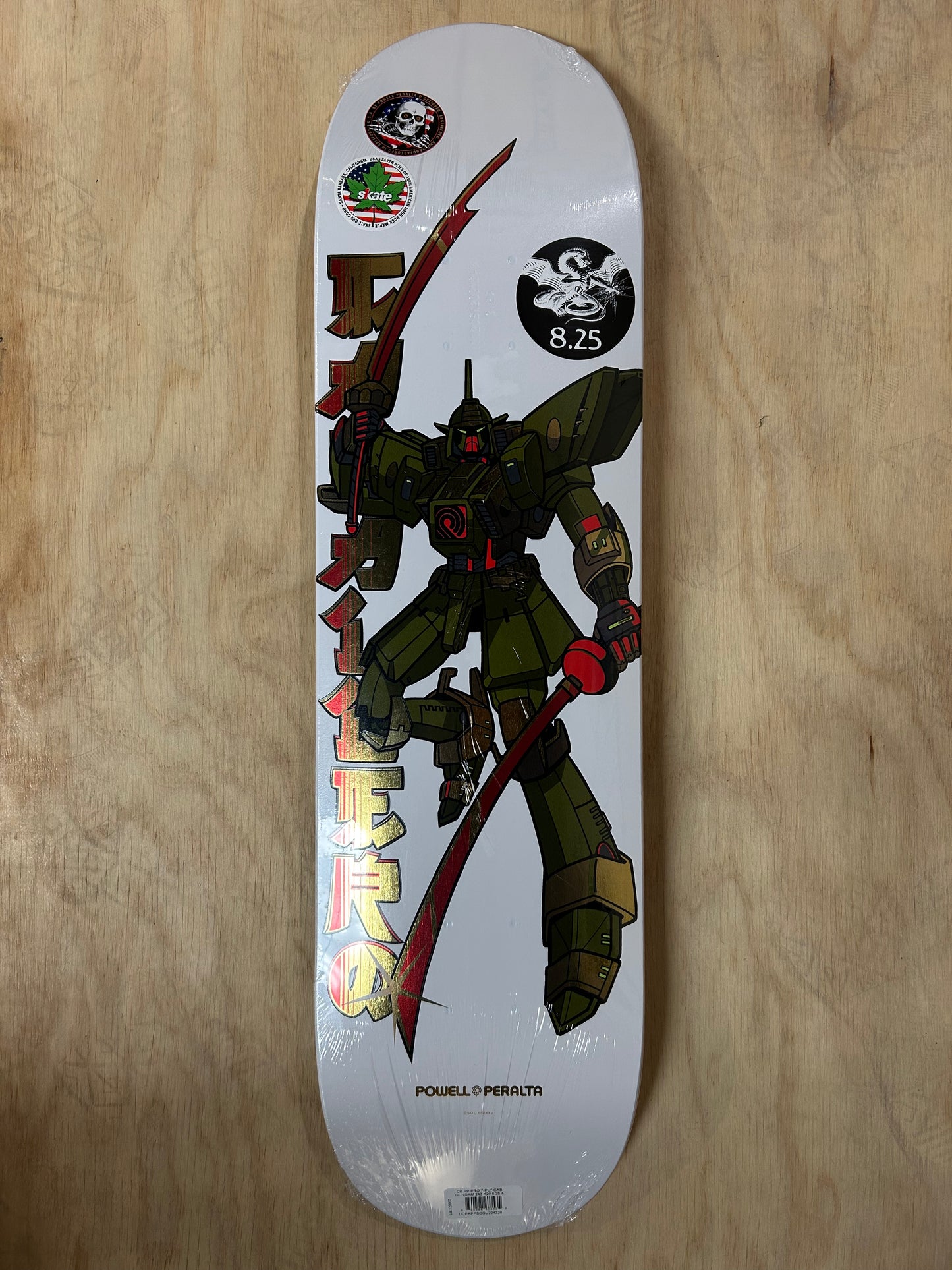 Powell Peralta Cab Gundam 8.25 - White