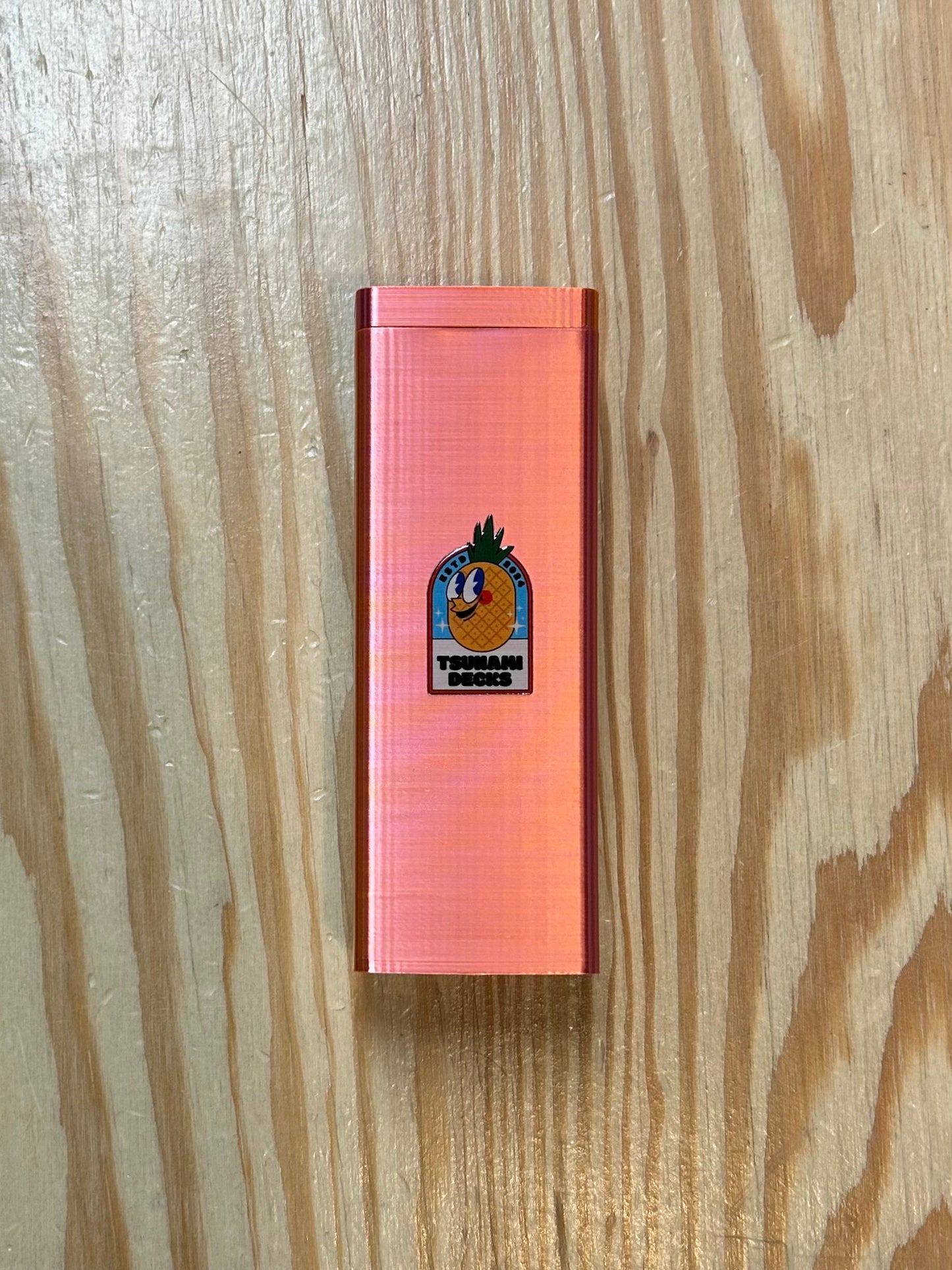 Tsunami Decks Fingerboard Skateble Case - Shiny Sunset