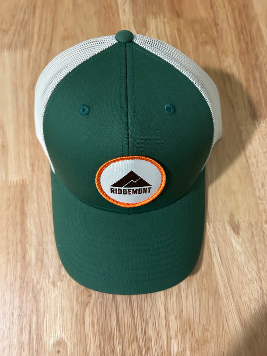 Ridgemont Circle Logo Hat - Green/Cream