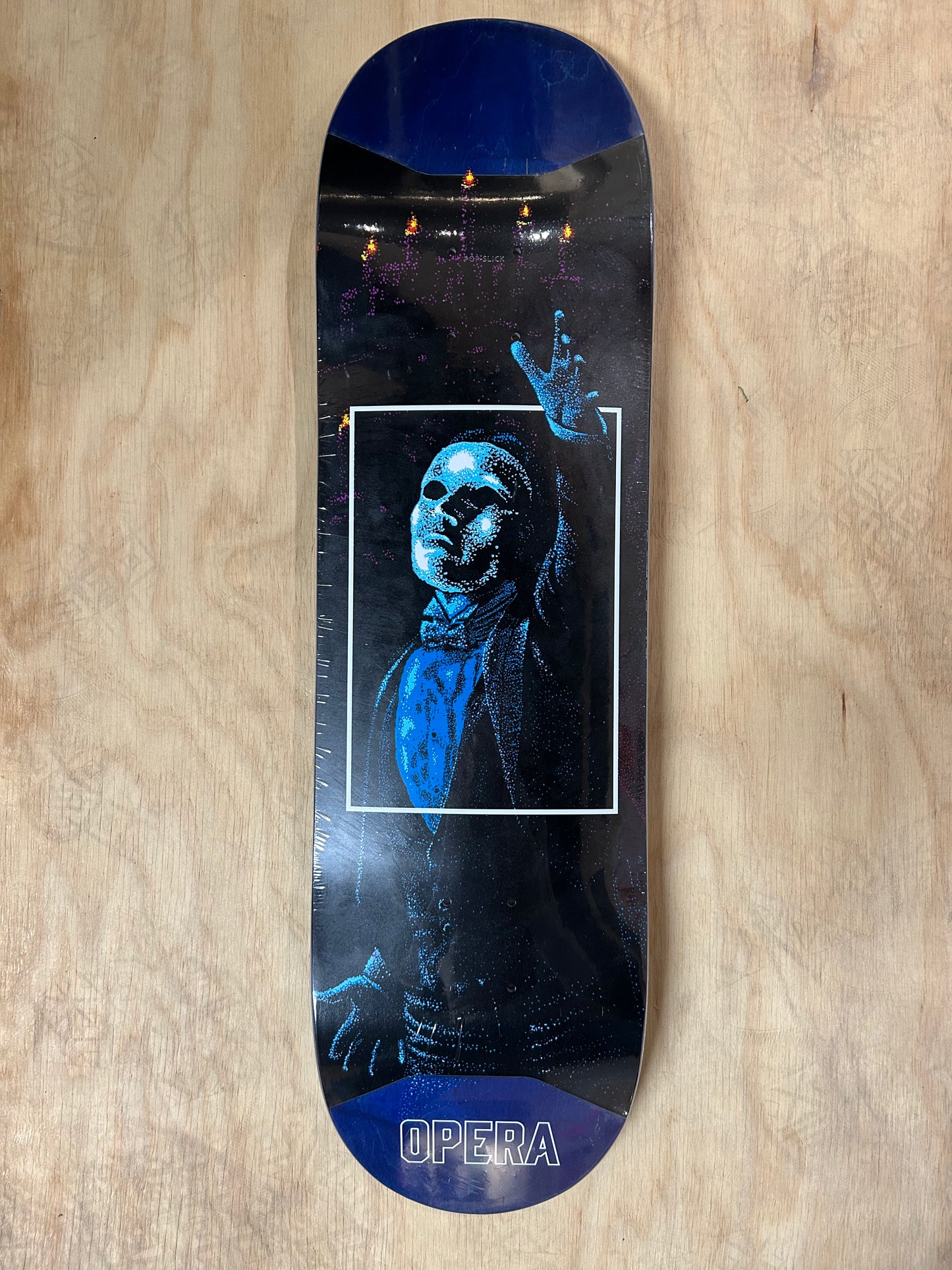 OPERA Opus EX7 Pop Slick Deck 8.625 Black/Blue