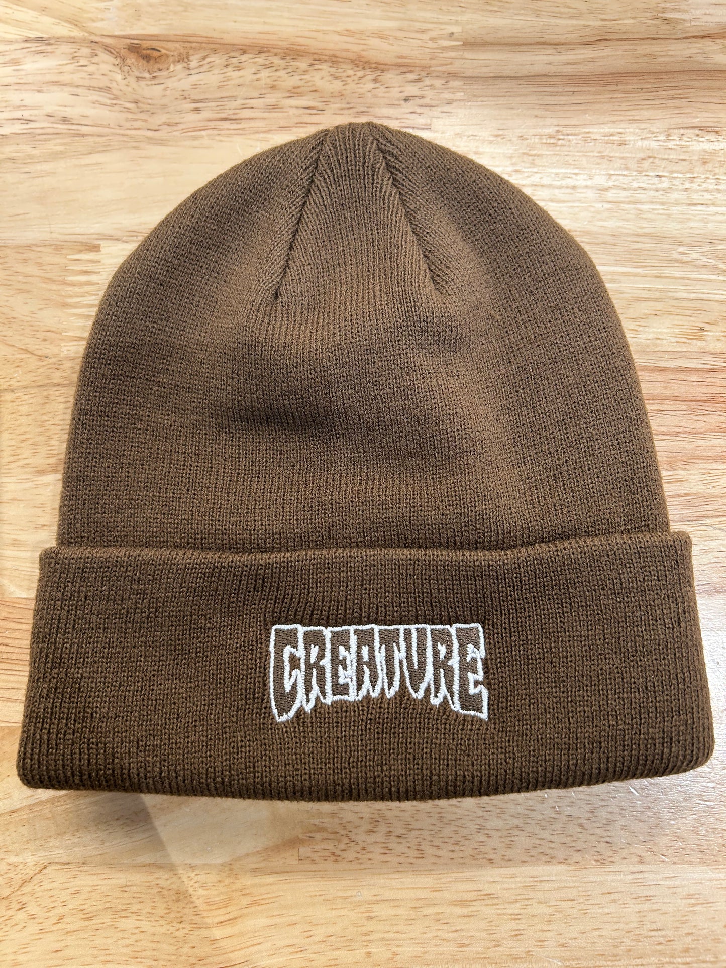 Creature Brown Logo Beanie