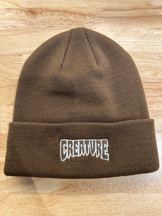 Creature Brown Logo Beanie