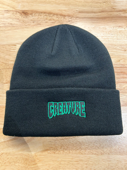Creature Black Logo Beanie