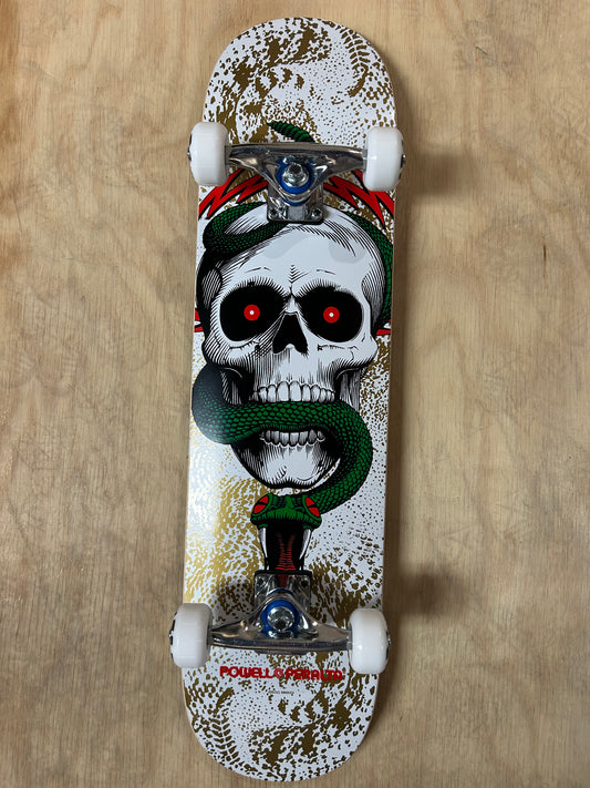 ASSY PP SKULL & SNAKE BIRCH 7.75 291 K20 WHITE / METALLIC GOLD