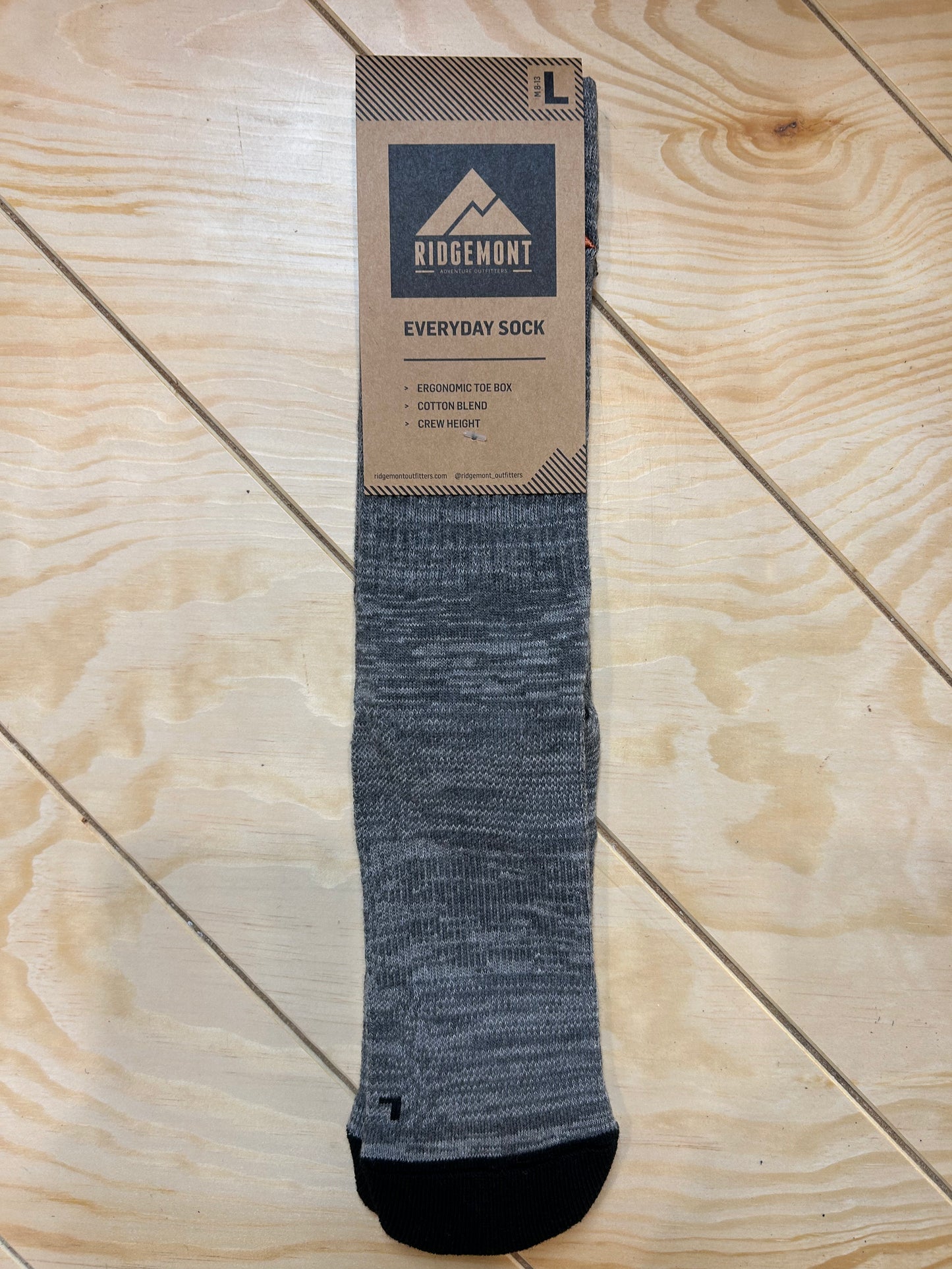 RIDGEMONT Everyday Sock- Grey