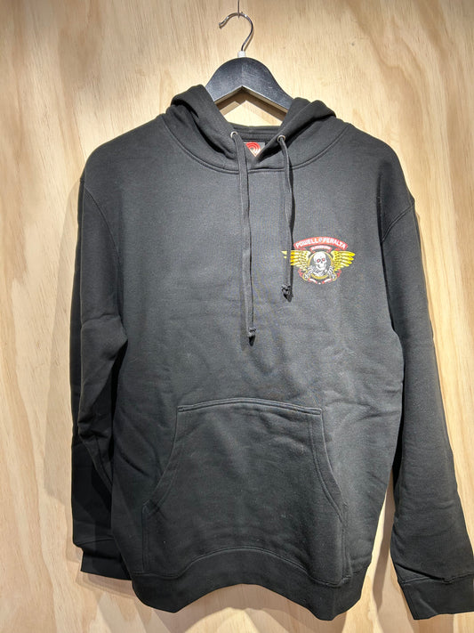 Powell Peralta Winged Hoodie Black