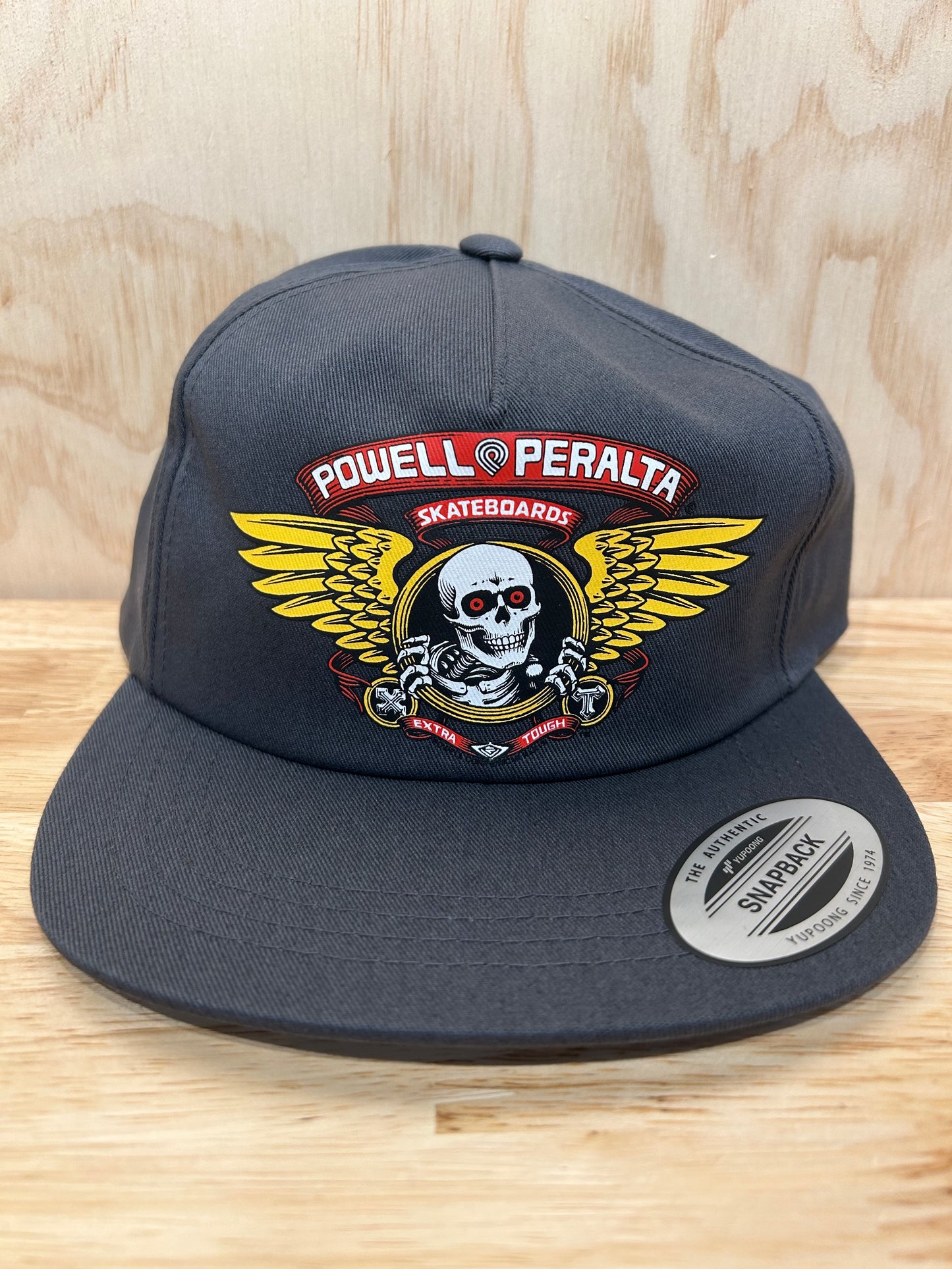 Grey Snapback Hat