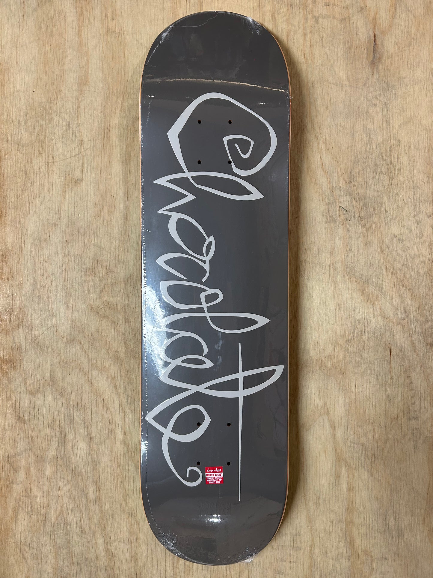 CHOCOLATE Trahan OG Script Deck 8.125