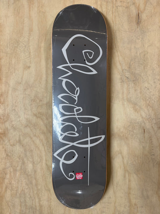 CHOCOLATE Trahan OG Script Deck 8.125