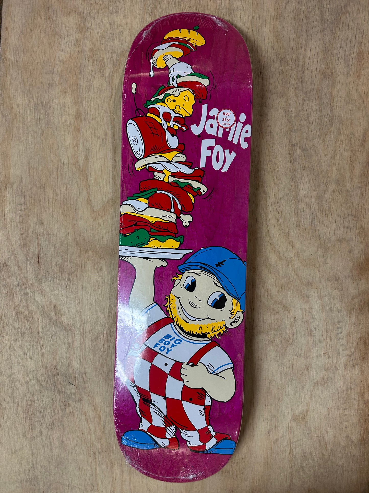 DEATHWISH Jamie 8.25 Foy Big Boy Foy Skateboard Deck