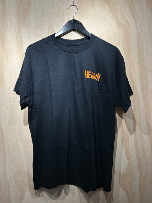 HEROIN King Croc Tee Black