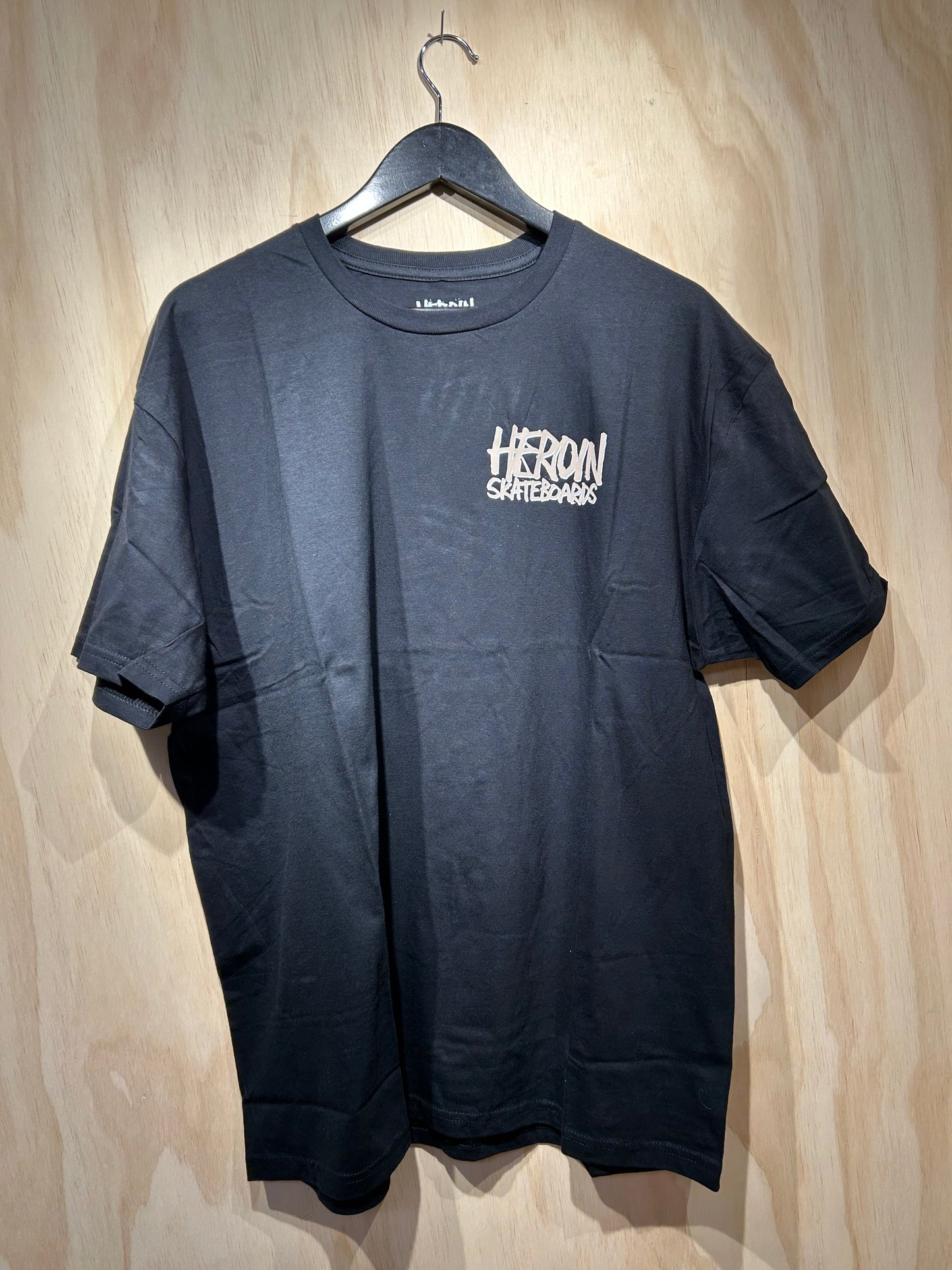 HEROIN Killing Yolk Tee Black
