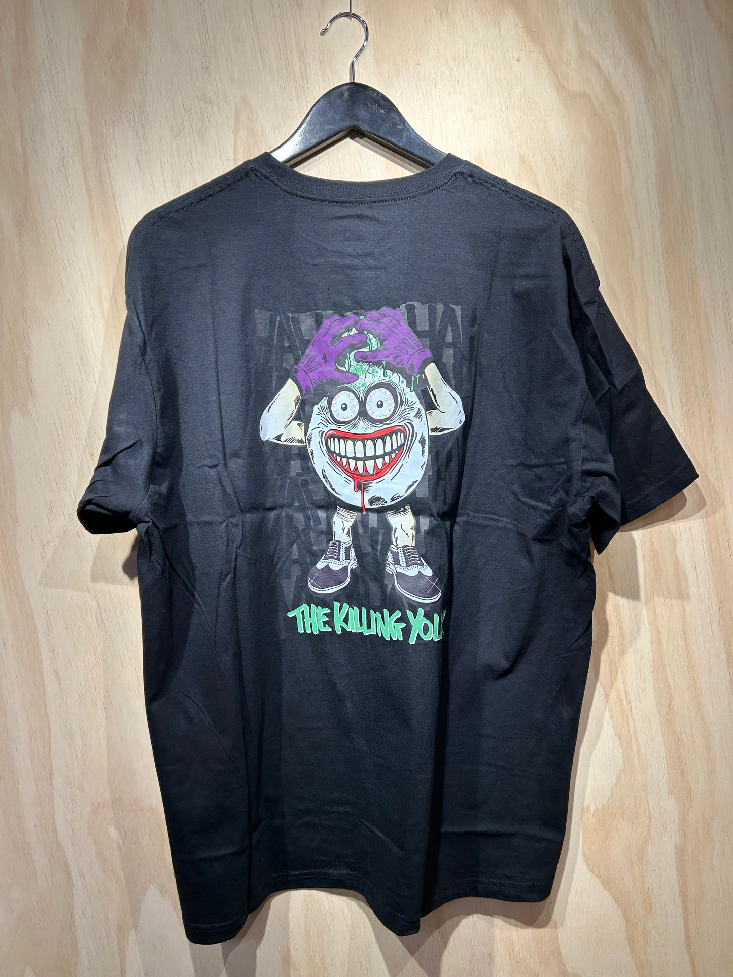 HEROIN Killing Yolk Tee Black