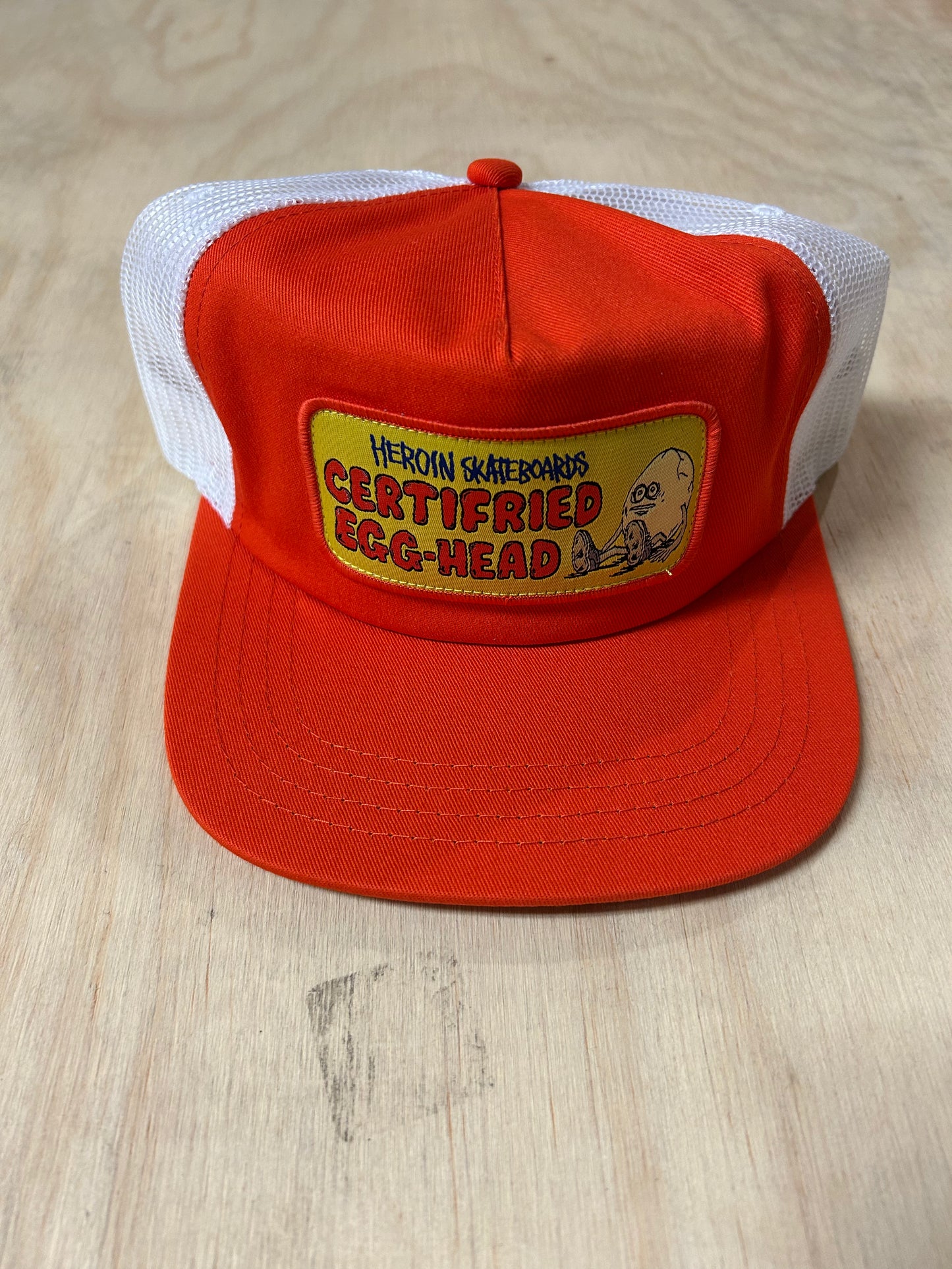 HEROIN Certified Trucker Hat Orange