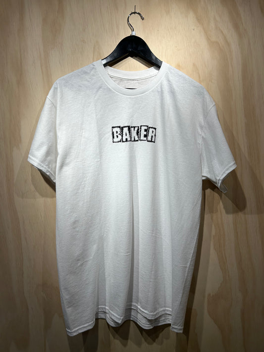 BAKER Library Card Tee White