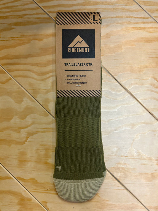 RIDGEMONT Trailblazer Qrt. Sock - Olive Drab