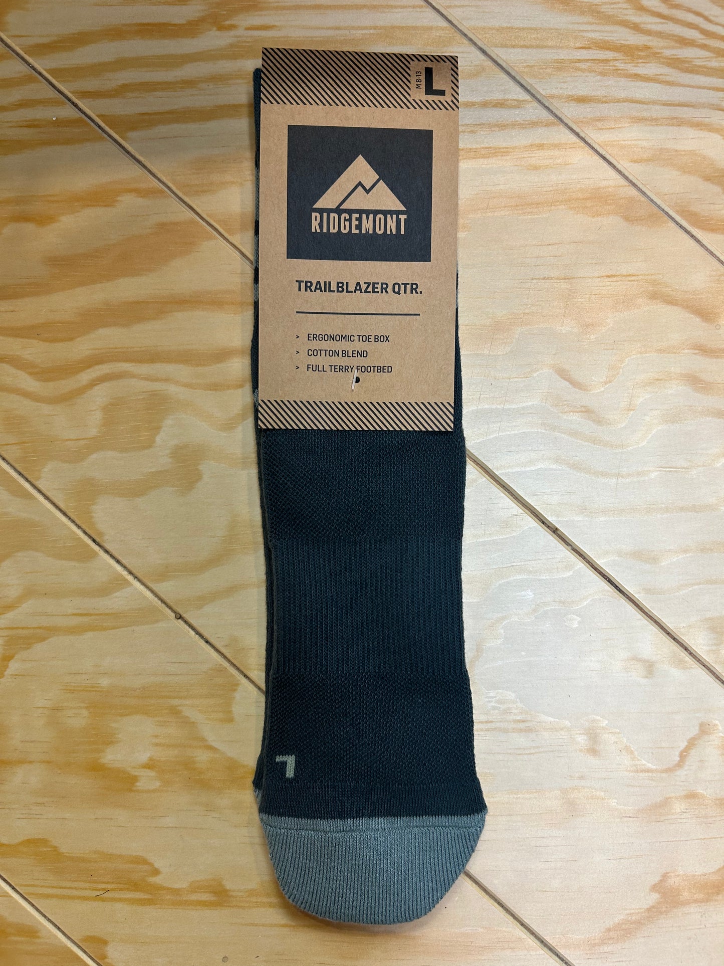 RIDGEMONT Trailblazer Qrt. Sock - Blue