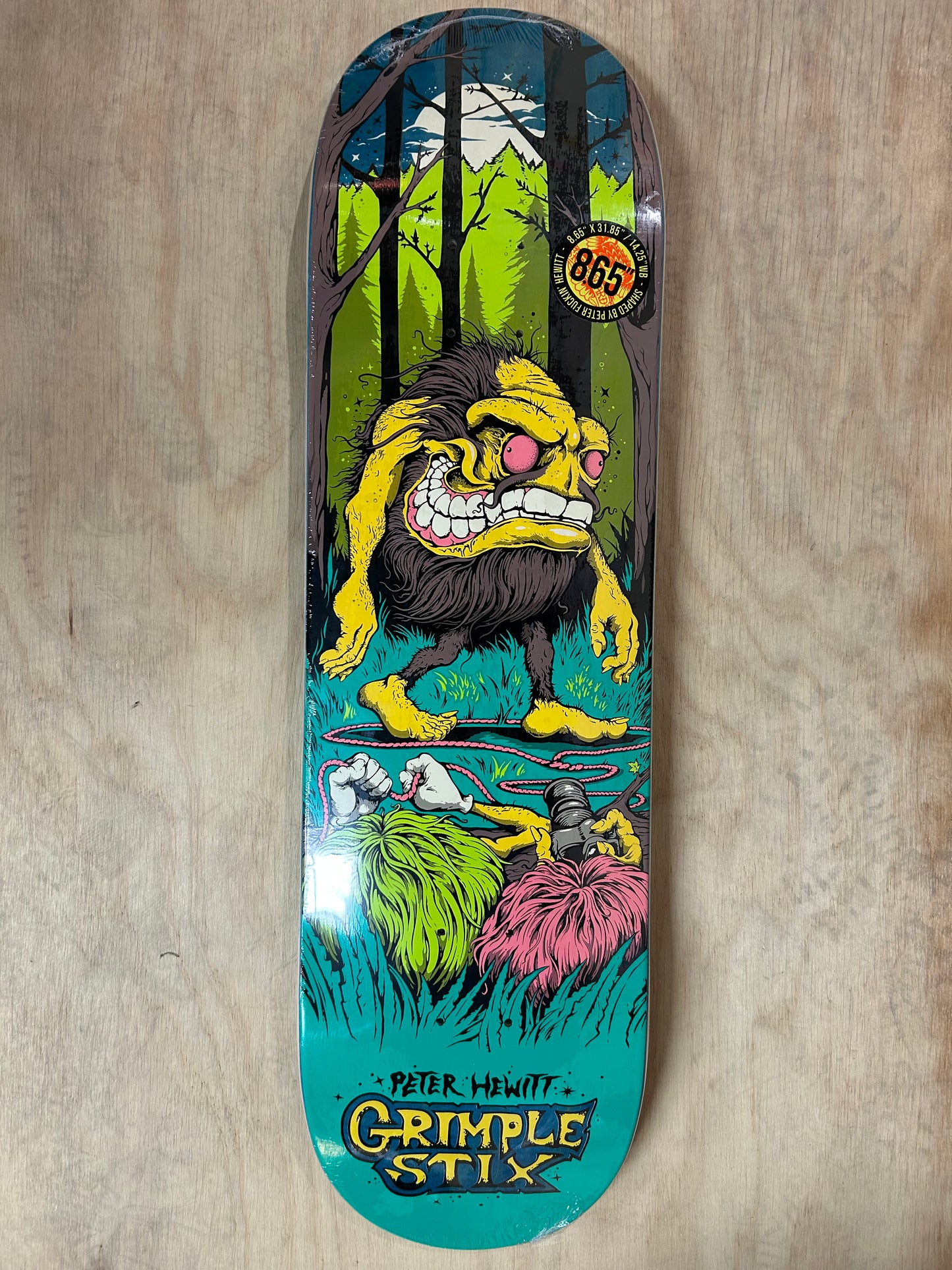 ANTI-HERO Hewitt Grimplestix Gryptids Skateboard Deck 8.65