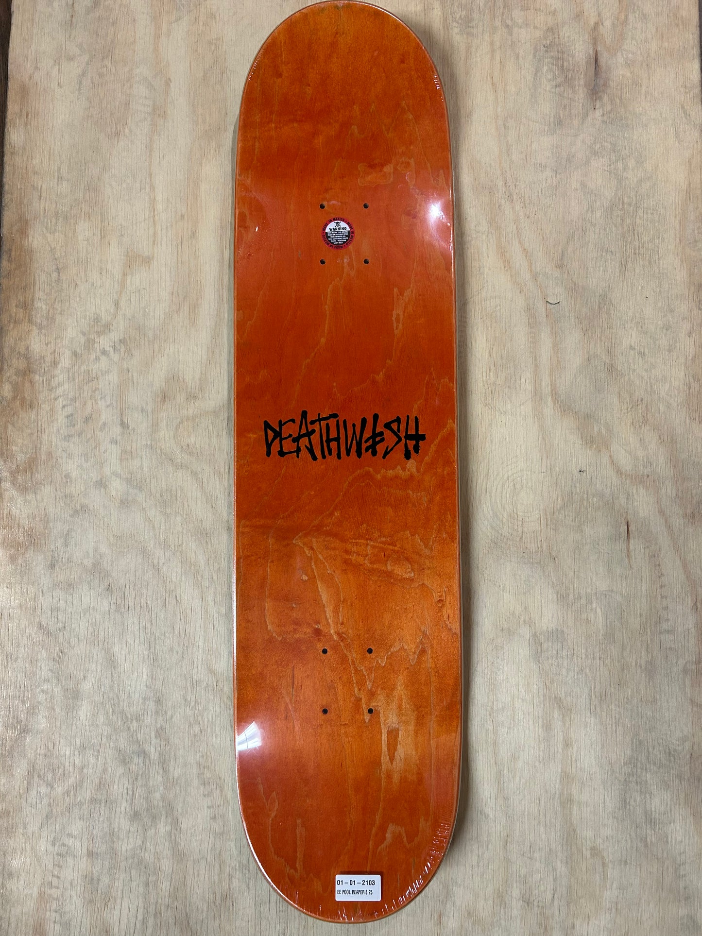 DEATHWISH Erik Ellington Pool Reaper Skateboard Deck 8.25