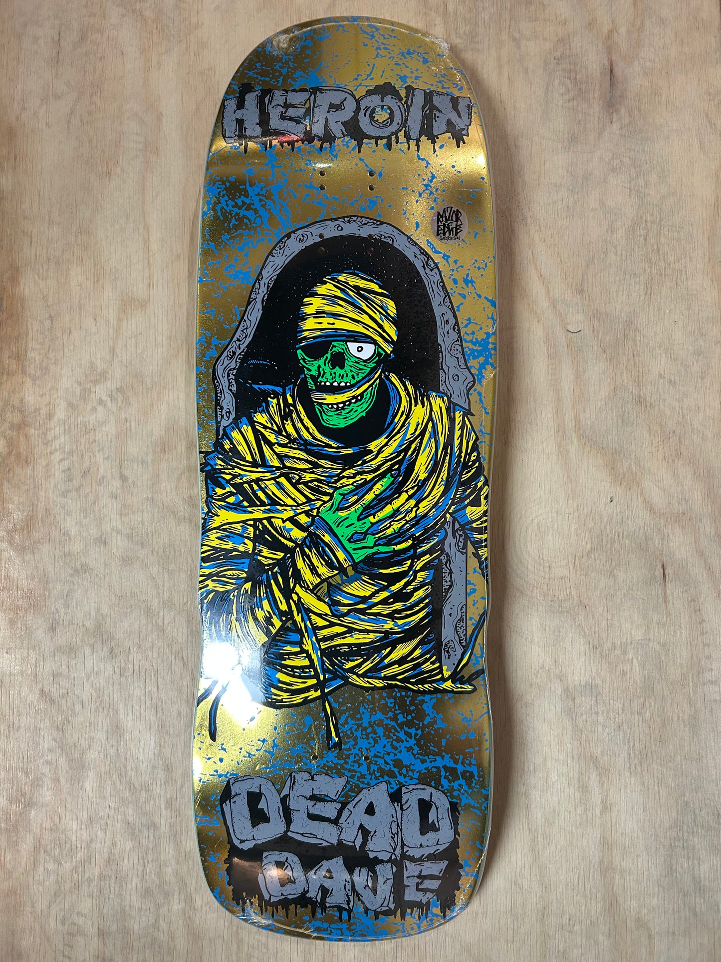 HEROIN Dead Dave KO2 Mummy Skateboard Deck 10.125