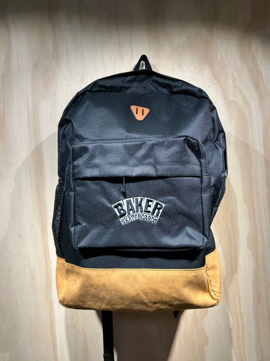 Baker Brand Logo Backpack - Black
