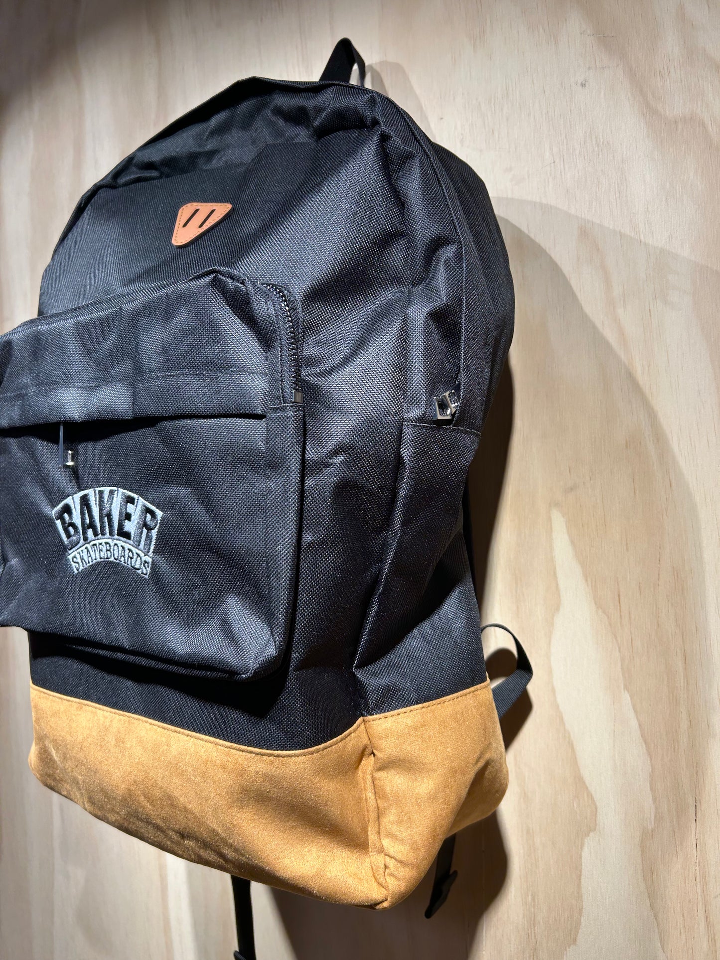 Baker Brand Logo Backpack - Black