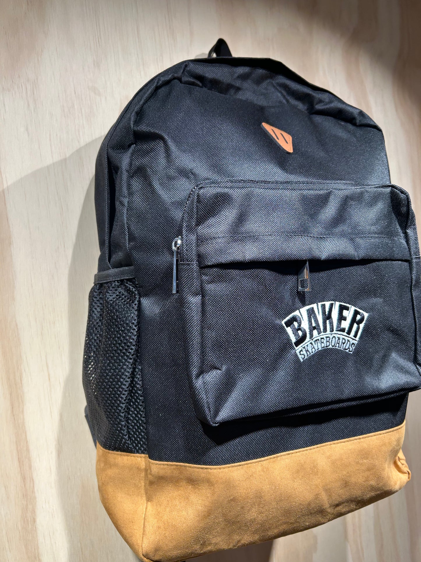 Baker Brand Logo Backpack - Black