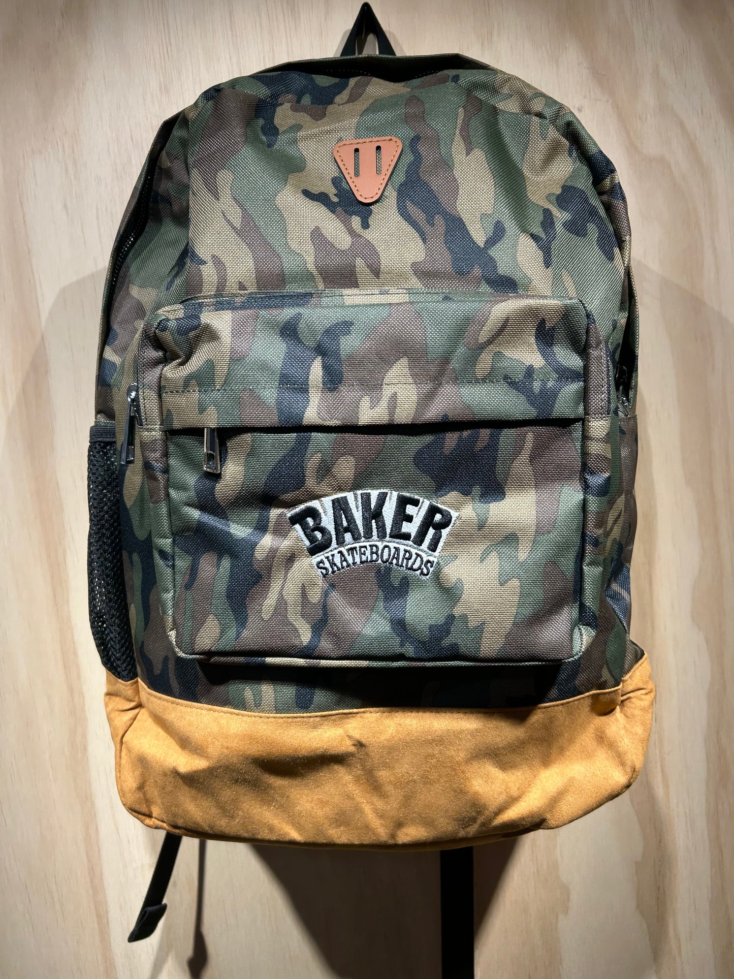 Baker Brand Logo Backpack- Camo
