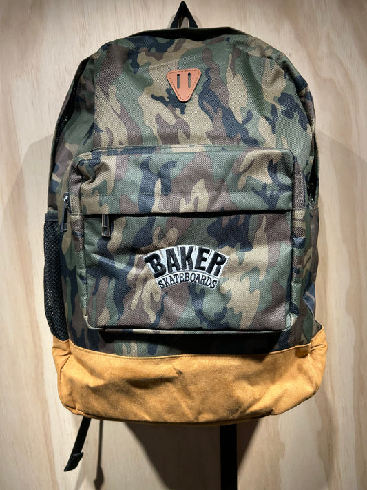 Baker Brand Logo Backpack- Camo