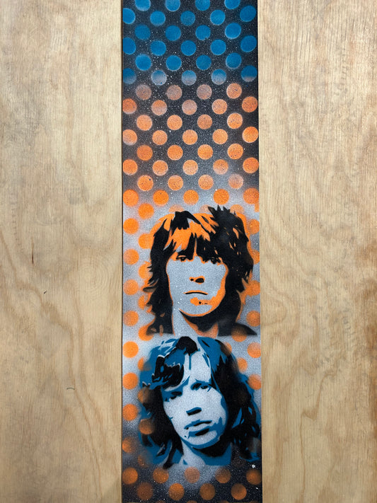 Moblow Griptape The Rolling Stones - Polka Dots Orange Blue