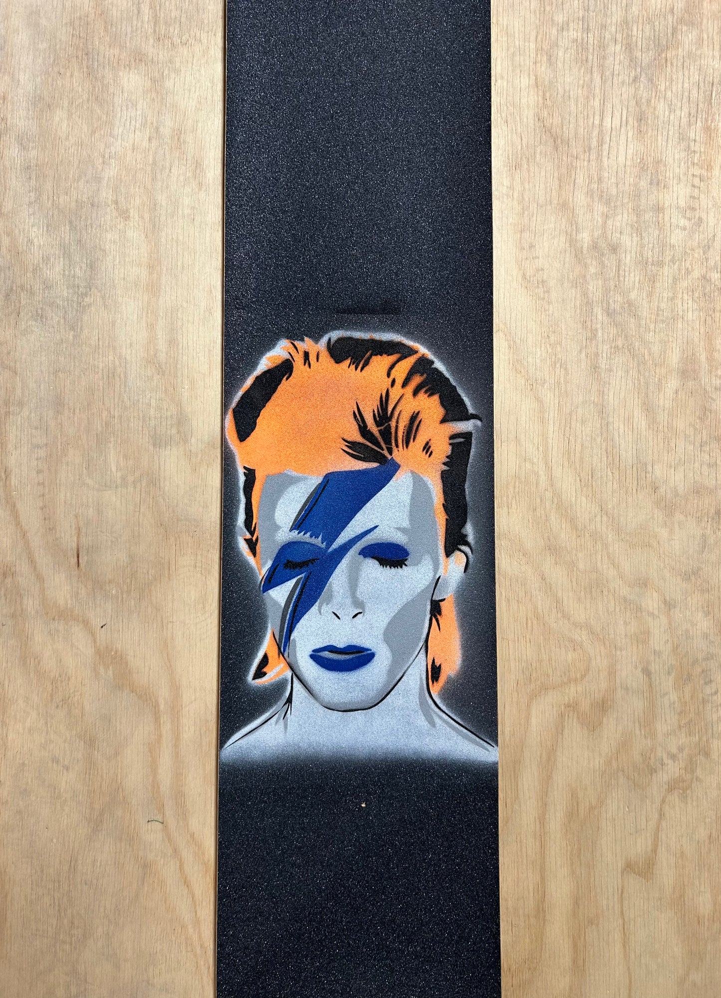 Moblow Griptape David Bowie - Blue Orange Grey