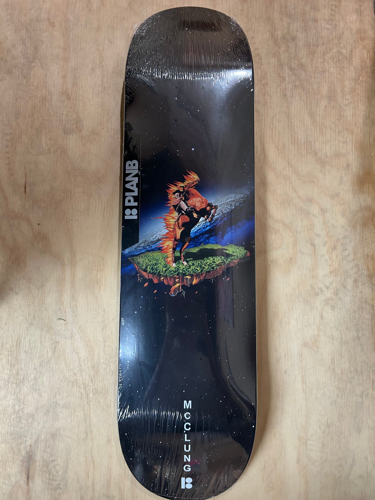 Plan B Ghostrider Mcclung 8.25 Skateboard Deck