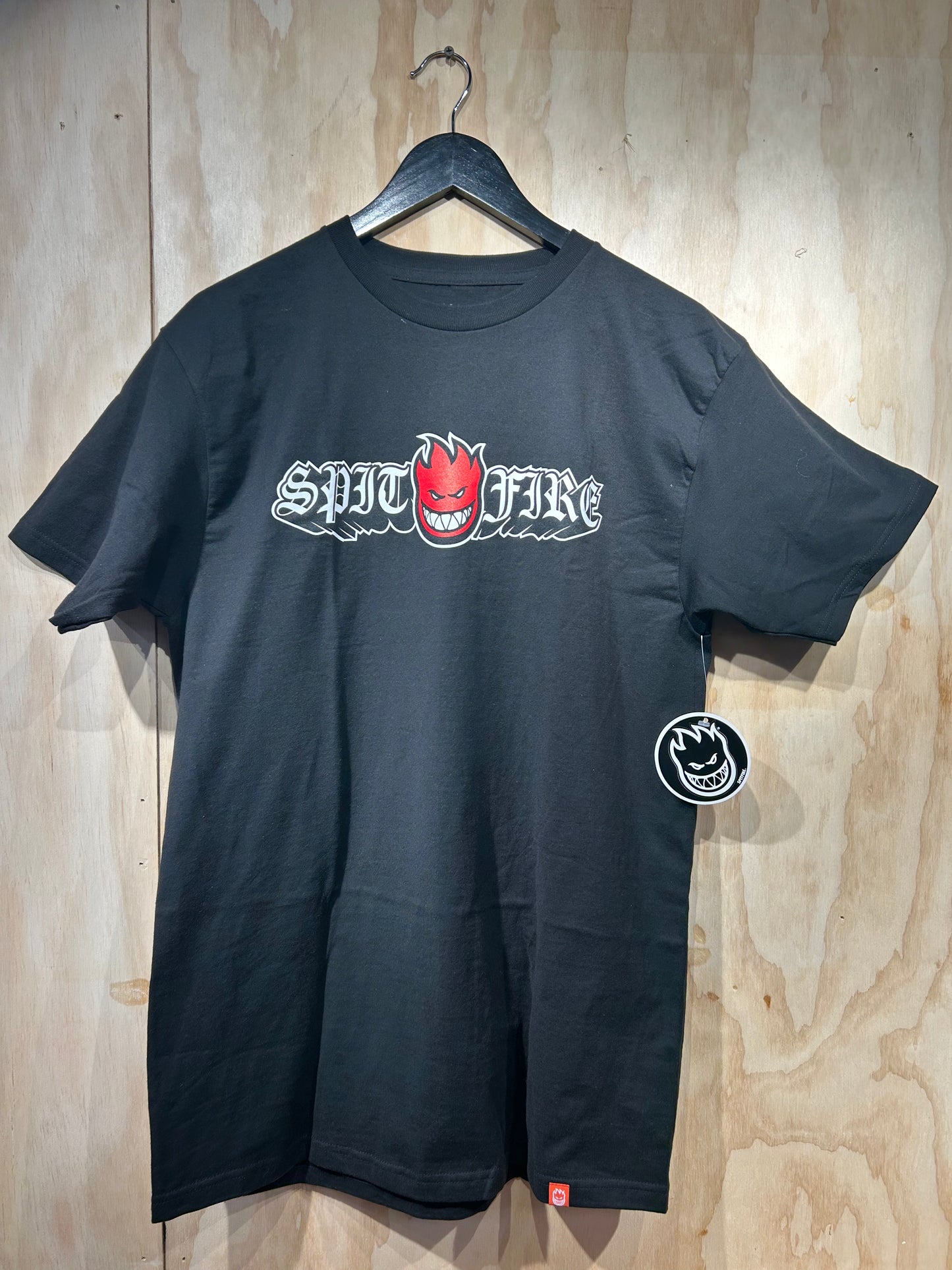 Spitfire Old E Drop Bighead T-Shirt Black