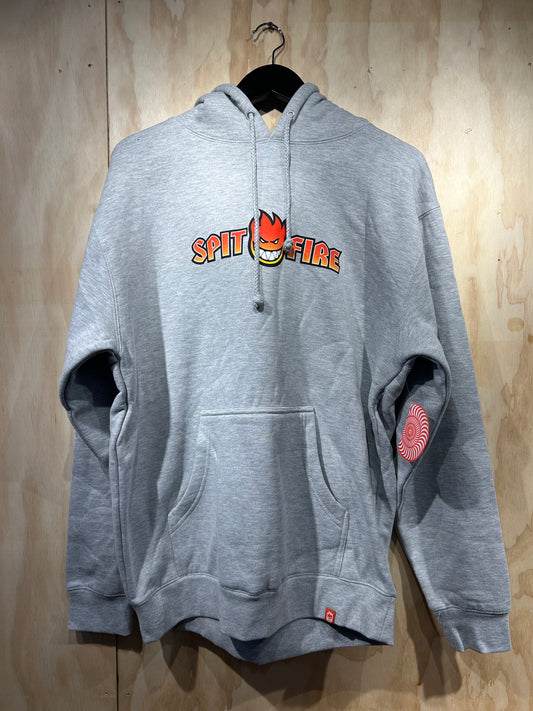 Spitfire OG Split Fade Fill Hoodie Grey Heather