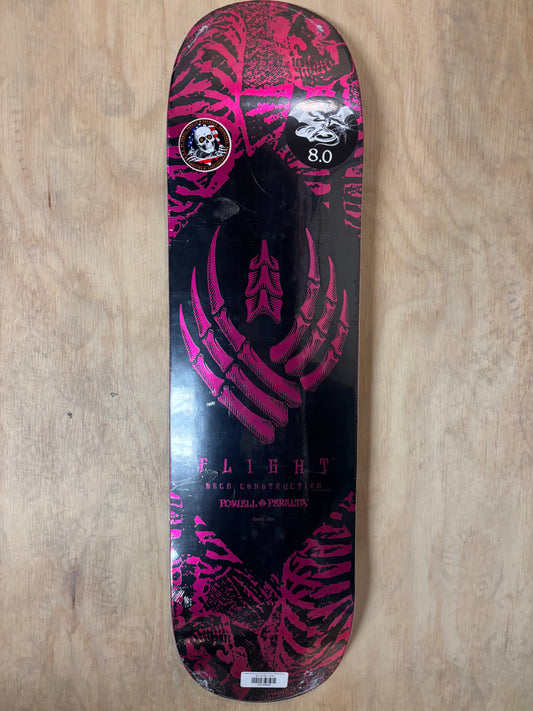 Powell Peralta FLIGHT SKELETON PINK FOIL 242 8.0 K26