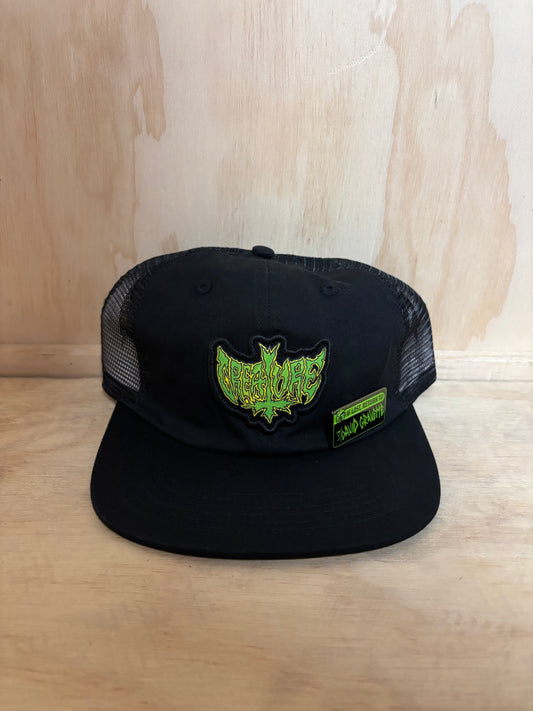 Gravette Hippie Skull 20th Snapback Unstructured Hat Black OS Unisex Creature