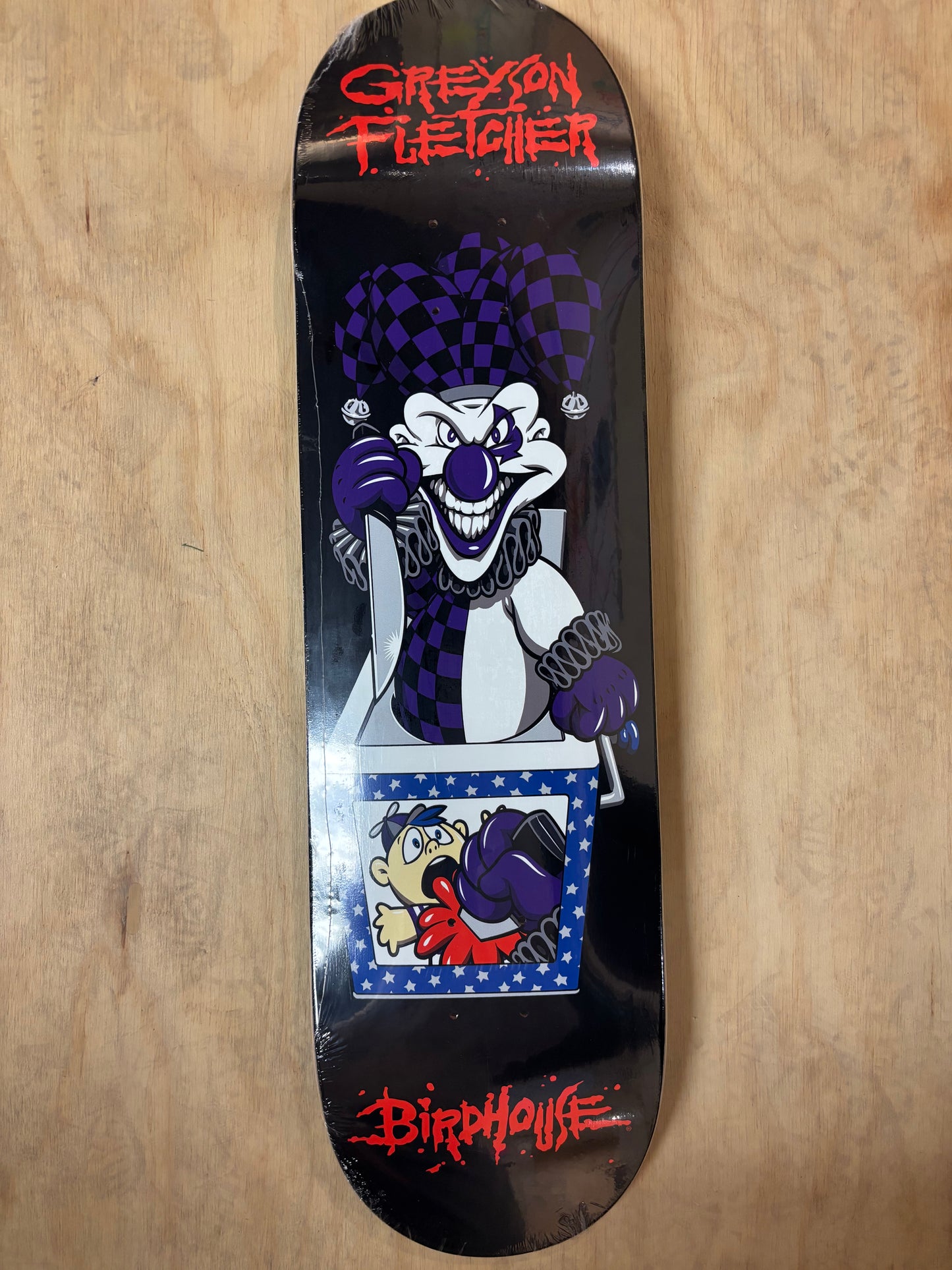 BIRDHOUSE Greyson Fletcher Joker Skateboard Deck 8.475