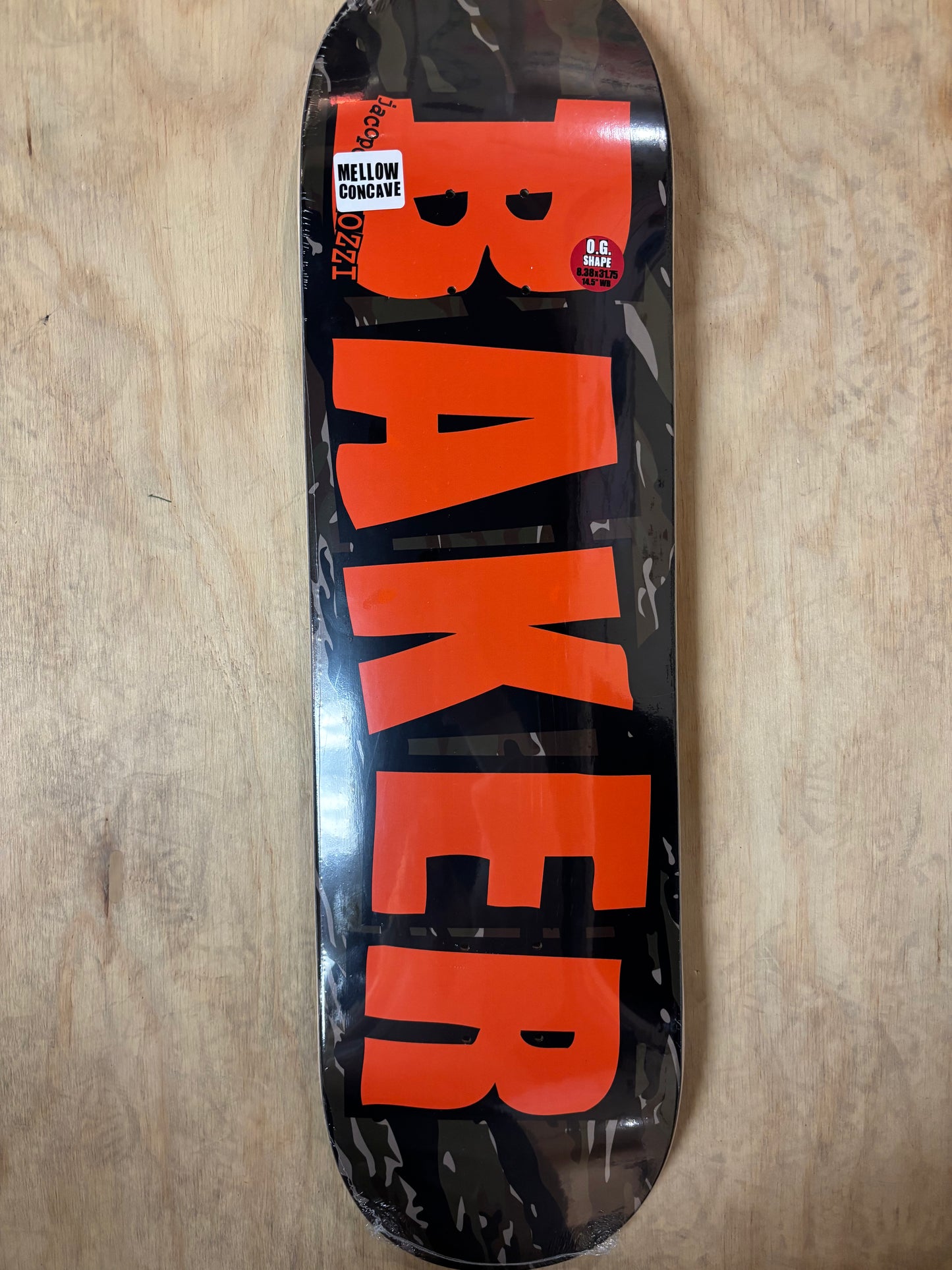 BAKER Logo Tiger Stripe Deck