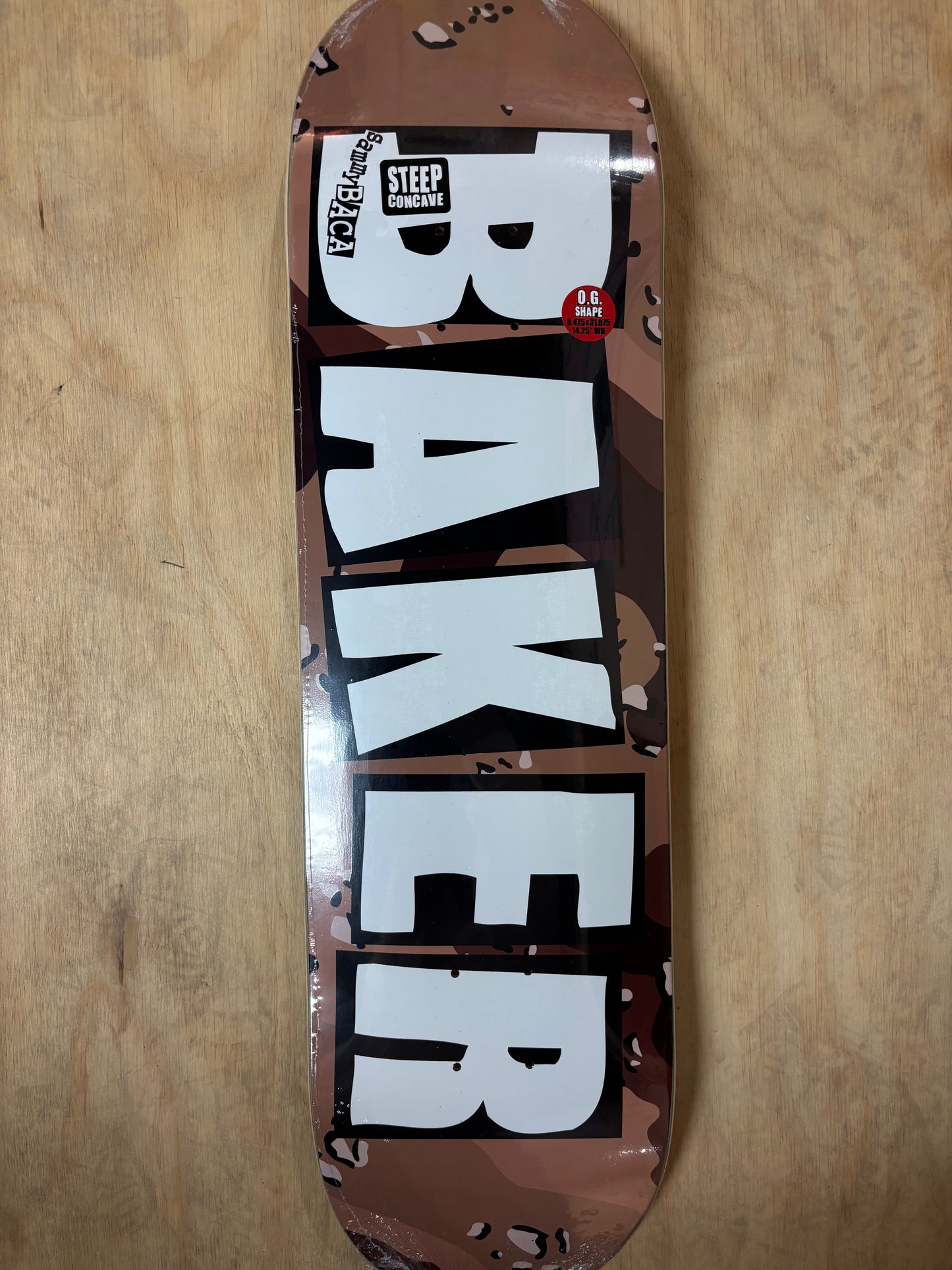 BAKER Logo Desert Storm Deck