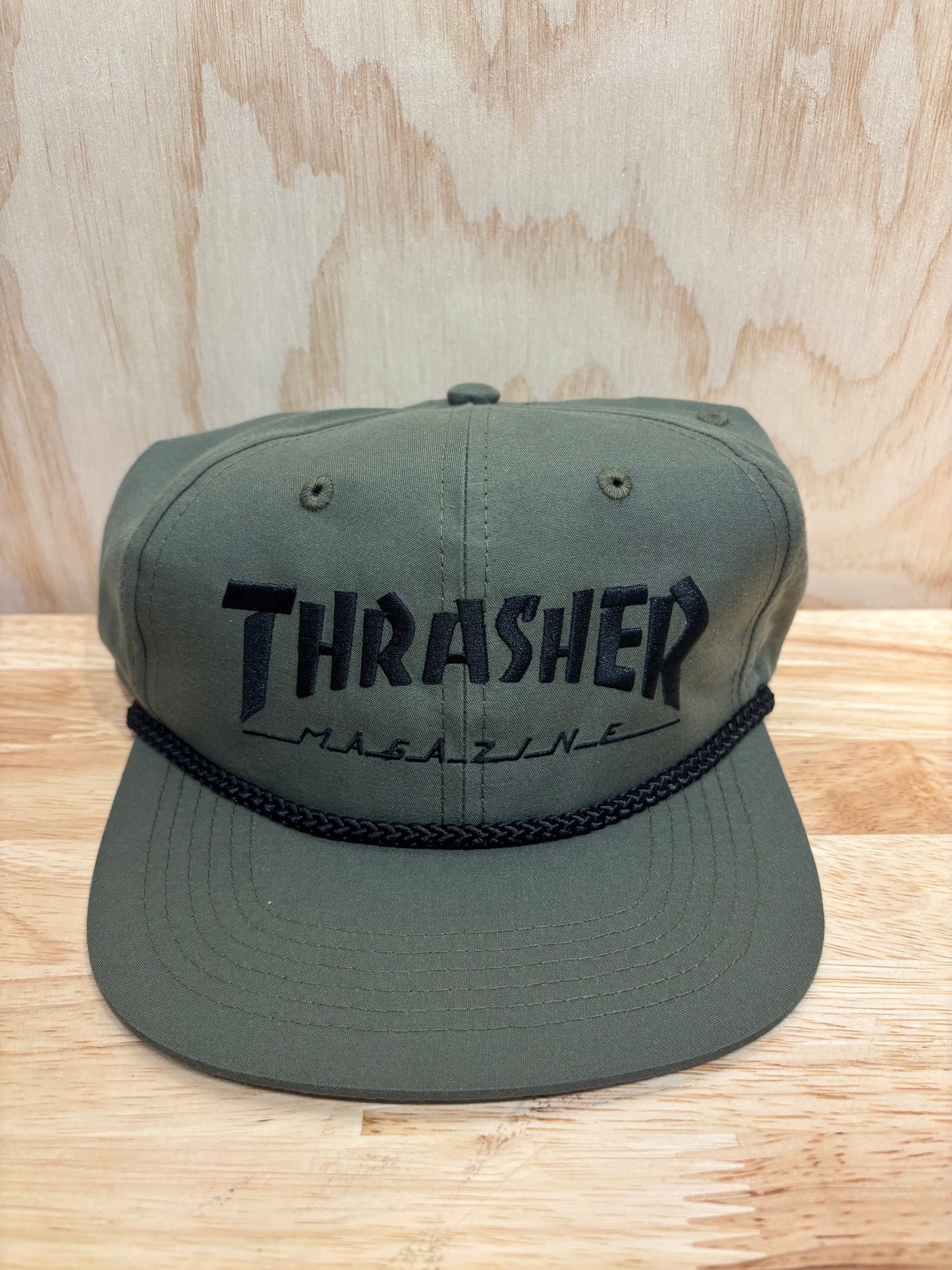 Trasher Rope Snapback Olive/Black