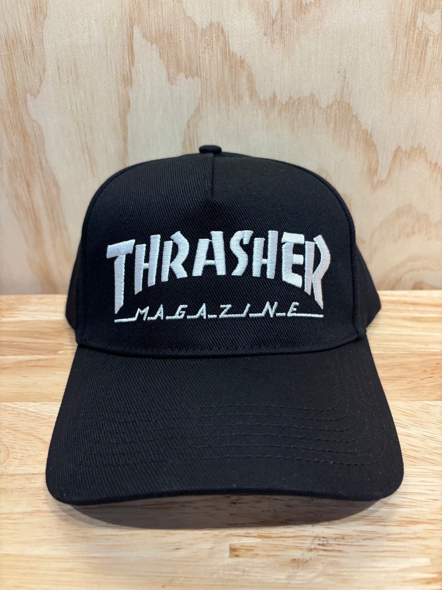Thrasher Mag Logo Ball Cap Black/White