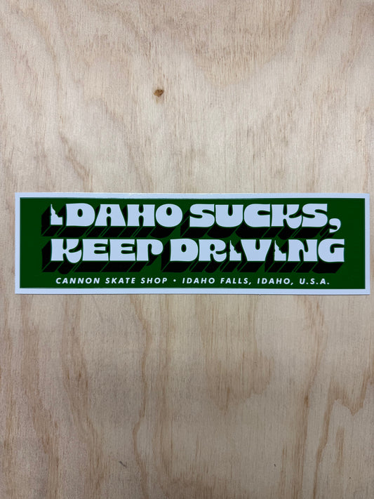 Keep Driving Bumper Sticker