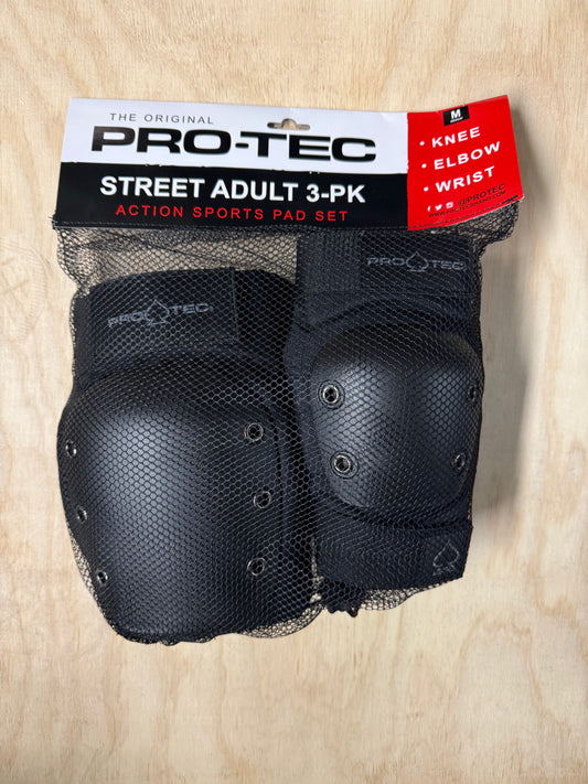Pro-Tec Street ADULT 3 Pack - Black