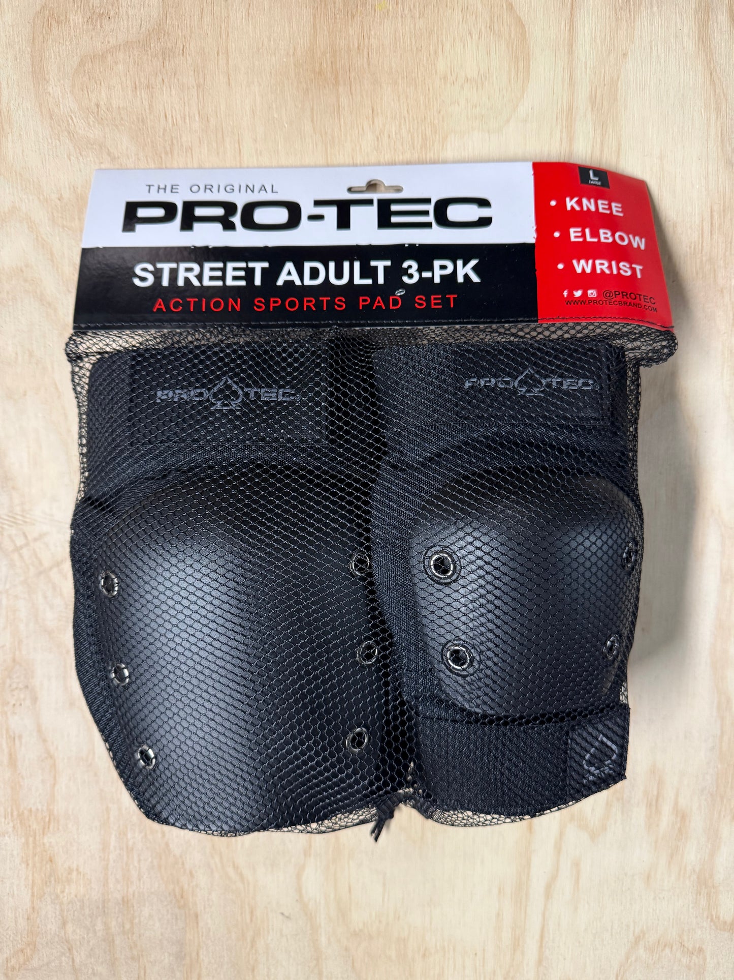 Pro-Tec Street ADULT 3 Pack - Black